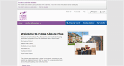 Desktop Screenshot of homechoiceplus.org.uk